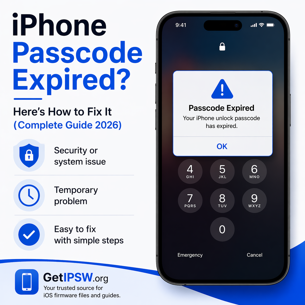 iPhone Passcode Expired? Here’s How to Fix It (Complete Guide 2026)