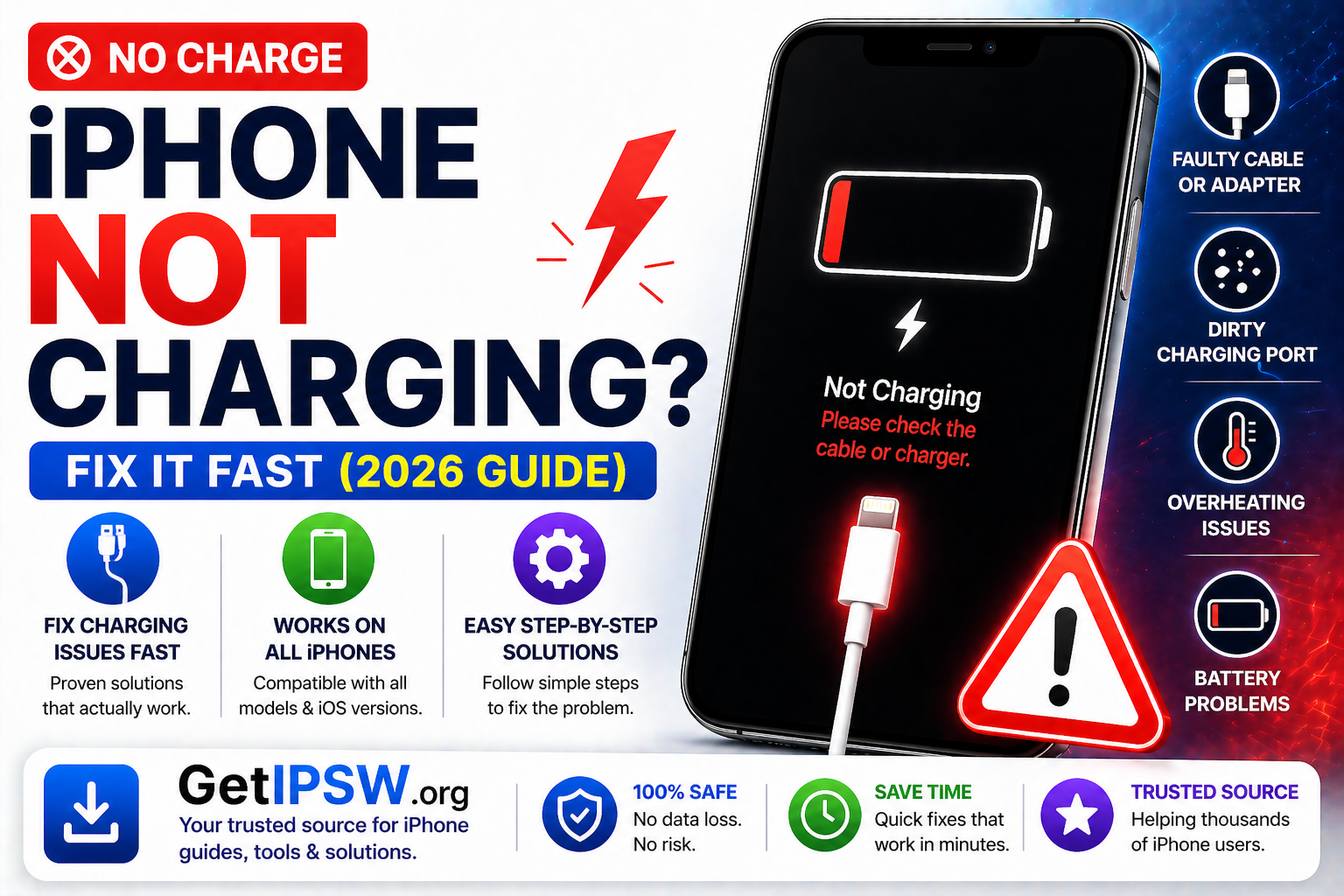 iPhone Not Charging? Common Causes and Fixes