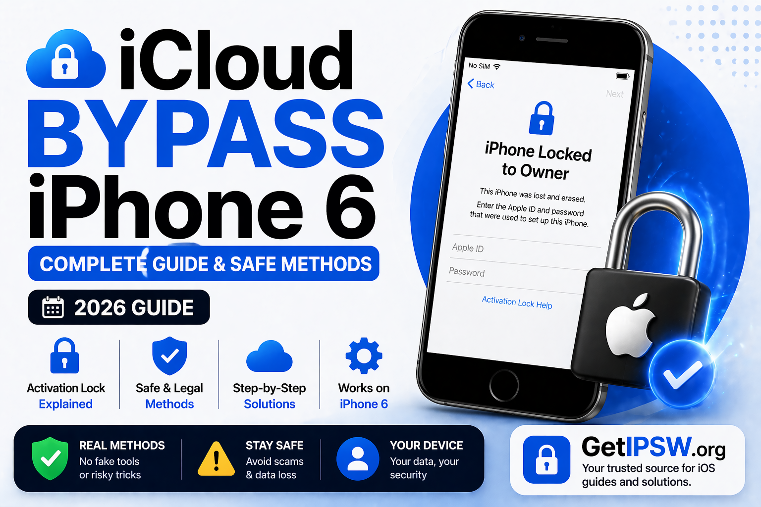 iCloud Bypass iPhone 6: Complete Guide & Safe Methods (2026)