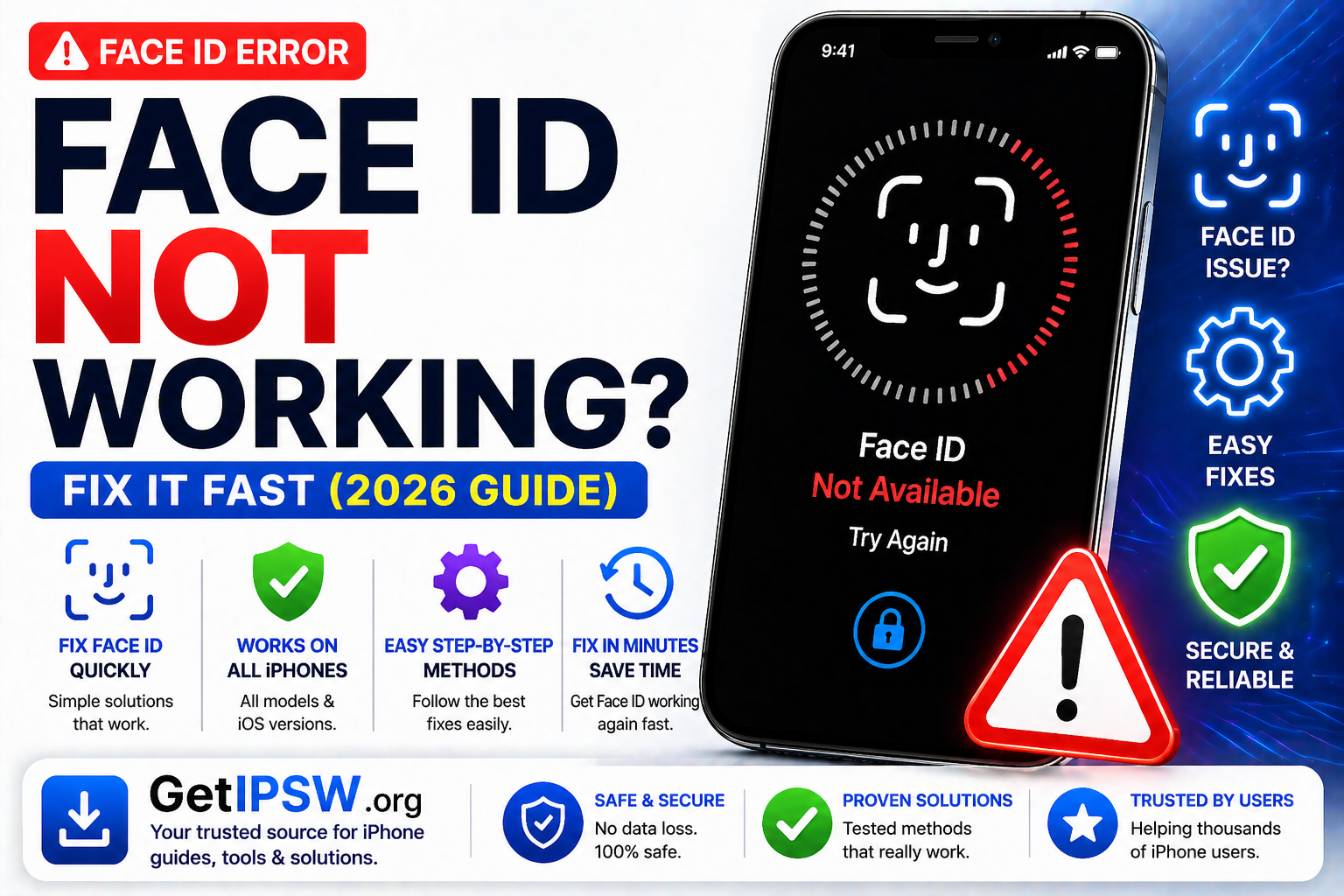 Face ID Not Working? 10 Ways to Fix It Fast