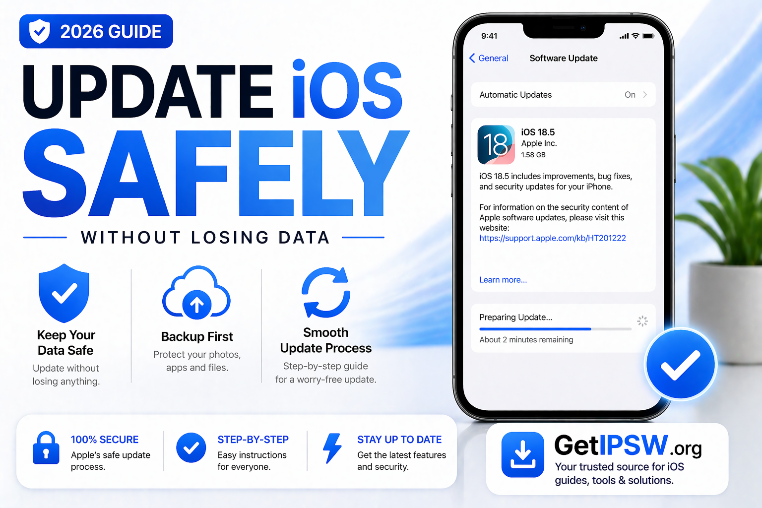 How to Update iOS Safely Without Losing Data (2026 Guide)