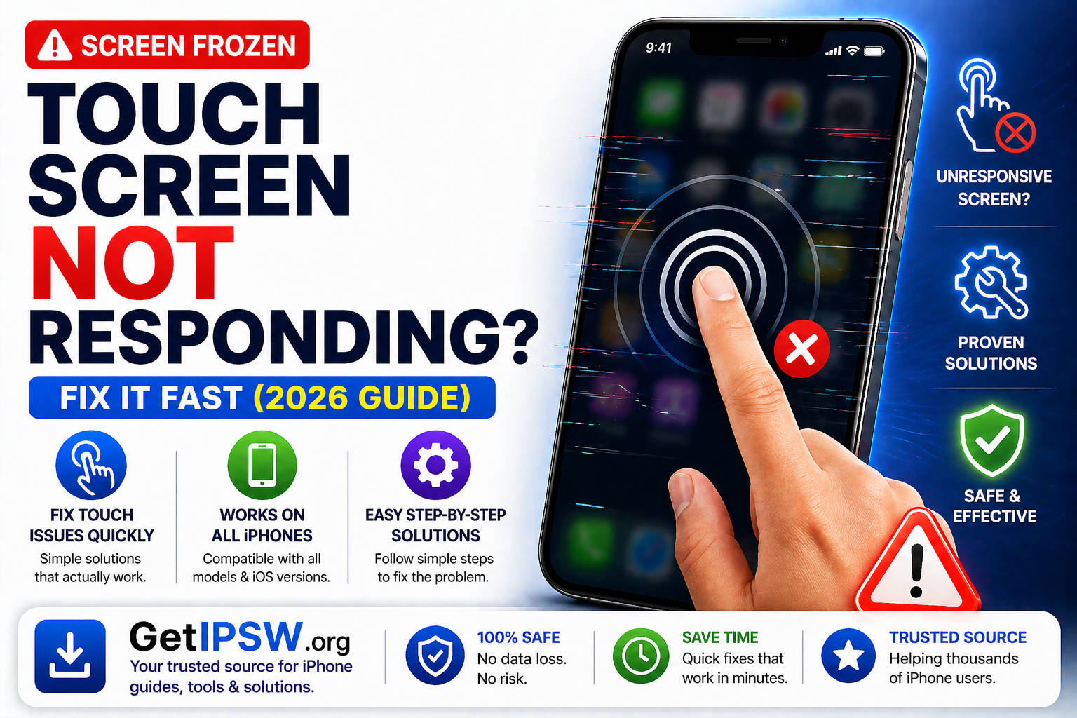 iPhone Touch Screen Not Responding? Try These Solutions (2026 Guide)